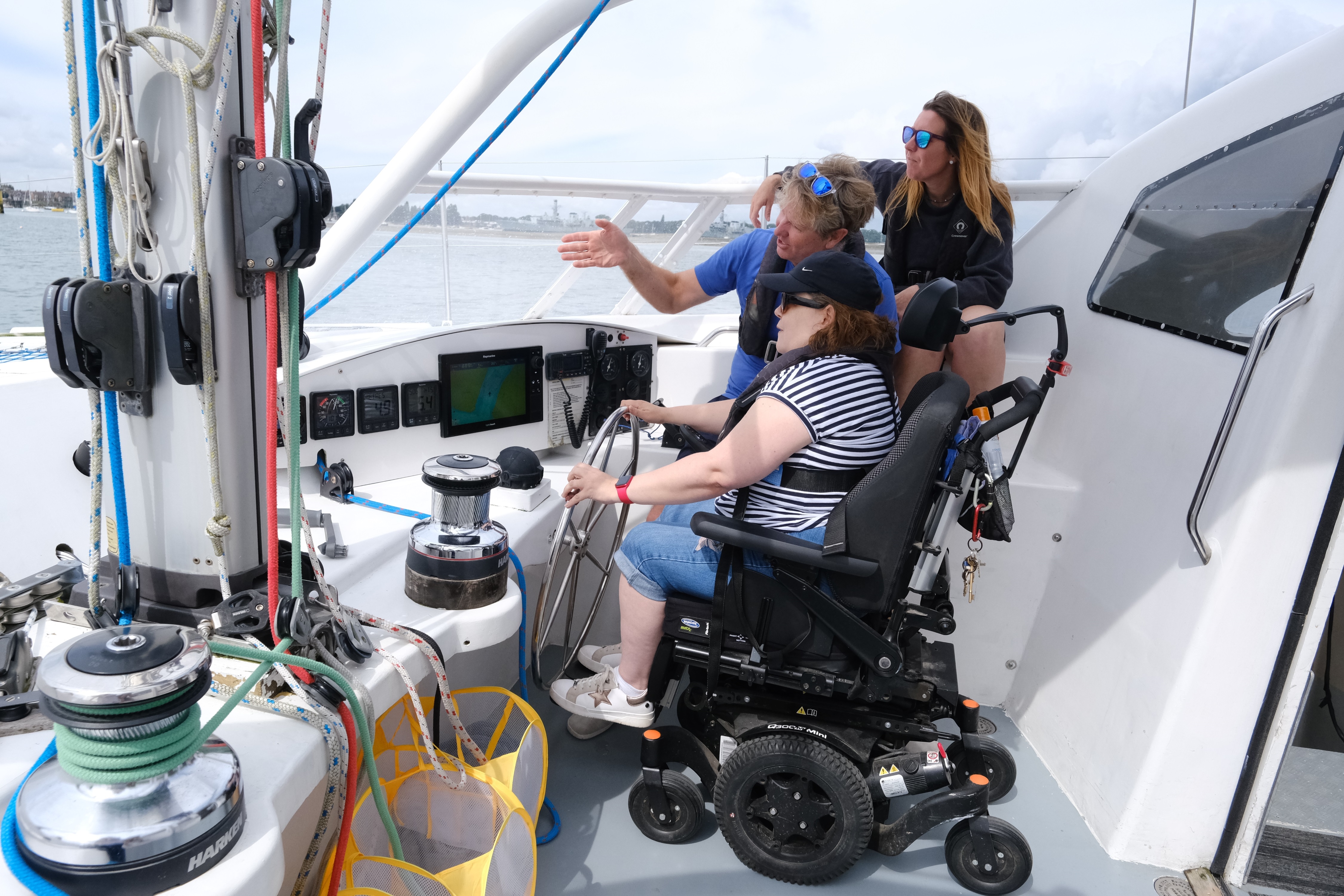 John our professional skipper explains the Channel Rules on a first voyage.